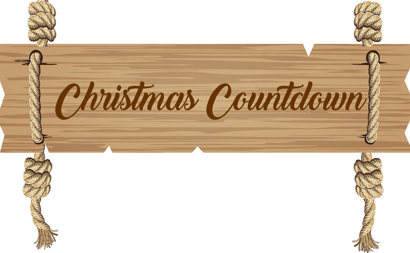 Christmas countdown board